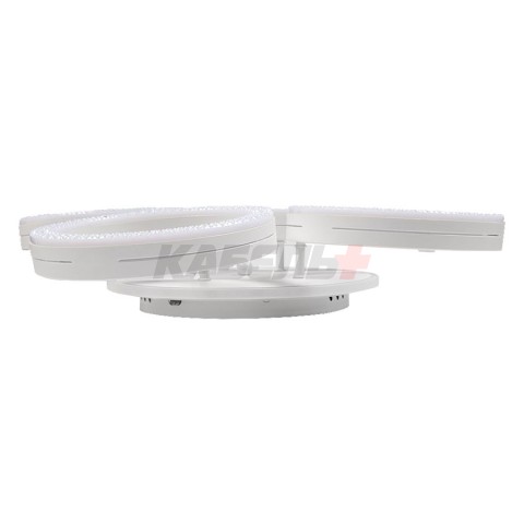 Светильник потолочный с/д General GSMCL-Smart61 85w Centurion-3 белый RGB (4кр) 85Вт 3000-6500K 5390Лм 260x95мм с пультом (800361) (1/4)