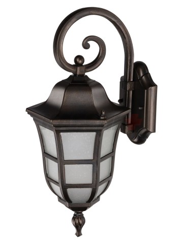 Светильник садово-парковый "Меридиан" 100 Вт, вниз, алюм., матовое/кофейный, Е27, TDM