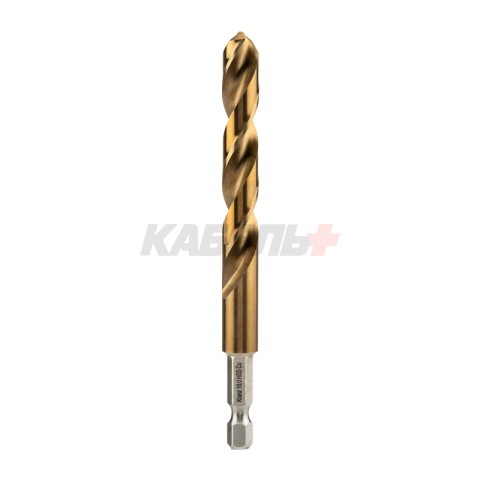 Набор сверл по металлу «Кобальт», 1,5-10 мм, Р6М5К5, шестигранный хвостовик, 10 шт. KRANZ