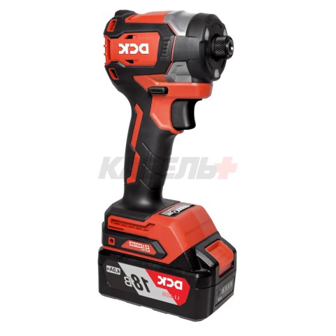 Дрель-шуруповерт аккум DCK KDPL208 2*4А/ч, HEX-impact, 208нм, 3 скорости, подсветка