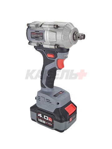 Аккумуляторный гайковерт бесщеточный ударный E0185 ProfiPower T-500N (Li-ion-1шт, 4.0Ач, 500Нм, ударная головка 17/19/21мм, З/У, в кейсе)