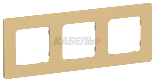 FLITE Рамка 3-местная РУ-3-К-ФлШм шамуа IEK