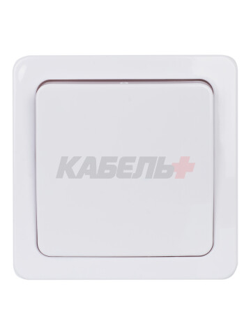 ВСп20-1-0-ГПБ выкл 1кл проход. о/у IP54 (цвет клавиш: белый) ГЕРМЕС PLUS