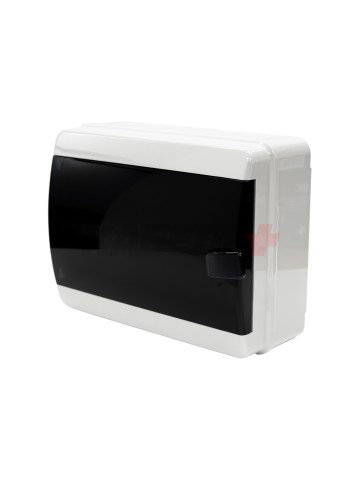 TEKFOR Корпус пластиковый КМПн-12 IP65 черная прозрачная дверь IEK