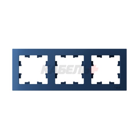 ATLASDESIGN 3-постовая РАМКА, универсальная, АКВАМАРИН