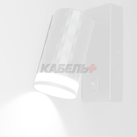 Бра GWL-GU10-M-IP20 Белый С боковым рассеивателем Кирпич