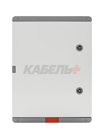 Пластиковый корпус 400х300х220 (ВхШхГ) серая дверь, с монтажной платой, Design Pro Series IP67