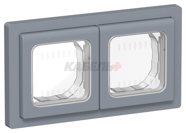 FLITE Рамка 2-местная IP55 Рпро-2-55-ФлМ маренго IEK