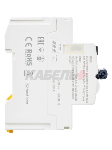 ARMAT Выключатель дифференциального тока R10N 2P 63А 100мА тип AC IEK