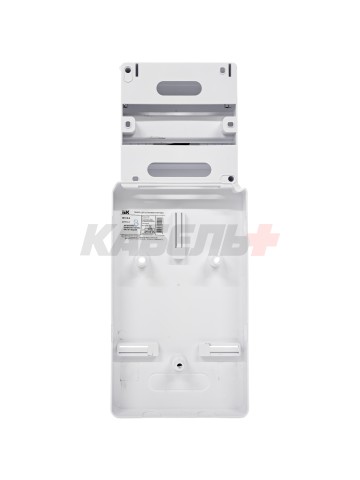 Панель для уст.счет-ка ПУ1/2-6 1-фазн. с боксом для автоматов модульных серий (6мод) с прозр крышкой (149х420х30мм)ИЭК