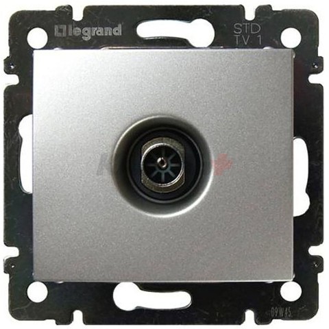 Valena - Розетка TV концевая 10dB, алюминий