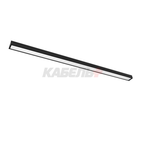 Светильник светодиодный накладной PSO-01 24w 4000K BLACK 1200x50 IP40