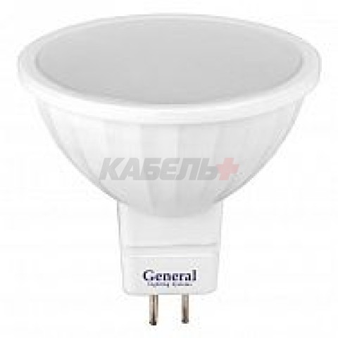 Лампа светодиодная GLDEN-MR16-B-12-230-GU5.3-3000