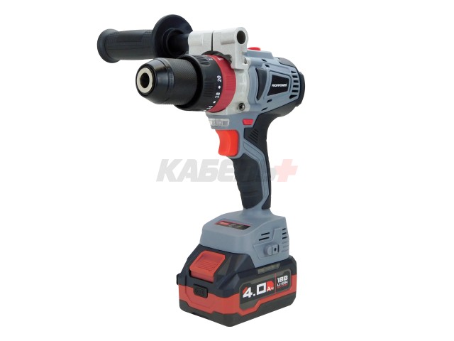 Аккумуляторный бесщеточный НАБОР 2в1 ProfiSet-2С18 (Li-ion-2шт, 4Ач, Адаптер HEX, набор головок, З/У, кейс, E0186, E0087)