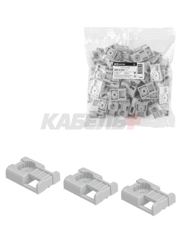 Площадка под хомуты для прямого монтажа (100 шт.) серая TDM