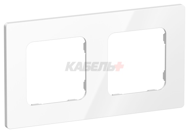 FLITE Рамка 2-местная РУ-2-К-ФлБ белый IEK