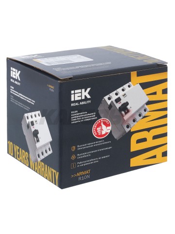 ARMAT Выключатель дифференциального тока R10N 4P 40А 30мА тип AC IEK