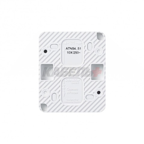 ATLASDESIGN PROFI IP54 О/У 2-клавишный ВЫКЛЮЧАТЕЛЬ, сх.5, 10АХ, БЕЛЫЙ