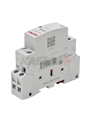 Контактор модульный YON max типа MCE, 2P, 20A, 240В, 1НО+1НЗ DKC