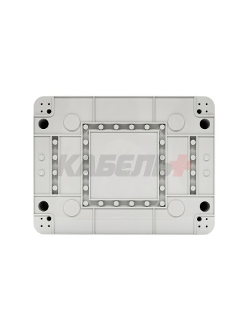 TEKFOR Корпус пластиковый КМПн-12 IP65 черная прозрачная дверь IEK