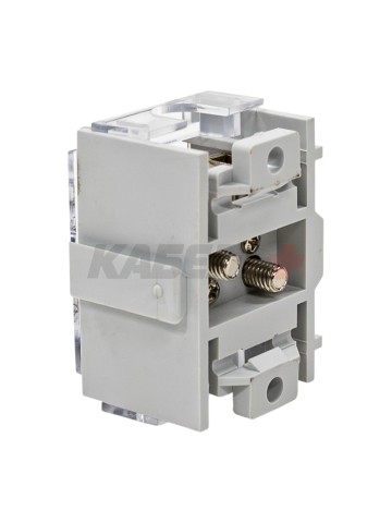 Блок распределительный проходной РБДп-35 125/50А на DIN-рейку (1х35-4х6мм2) IEK