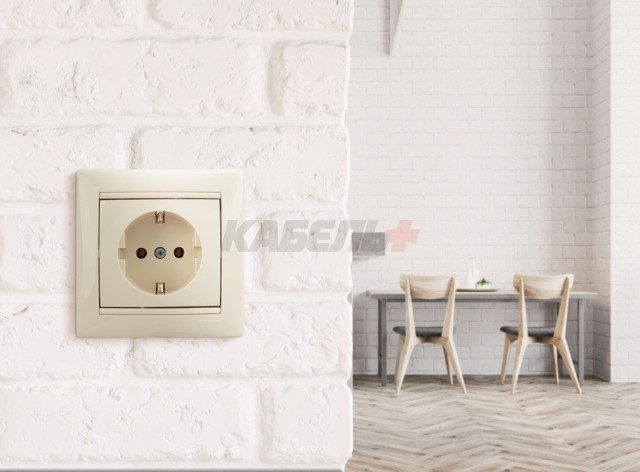 Valena - Розетка 2P+E нем. стд. сл.кость