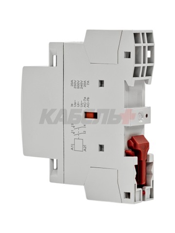 Контактор модульный YON max типа MCE, 2P, 20A, 240В, 2НО DKC