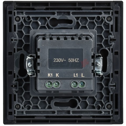 FORTE&PIANO Светорегулятор поворотно-нажимной 600Вт FP154 черный IEK