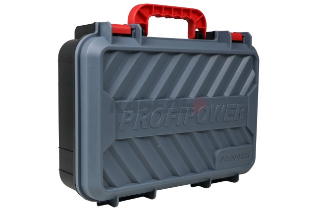 Аккумуляторный бесщеточный шуруповерт E0249 Комби PROFIPOWER BL-161C (16В, 40Нм, Li-ion 2шт, 2.0Ач, 2 скорости, 0.8-10мм, З/У, в кейсе)