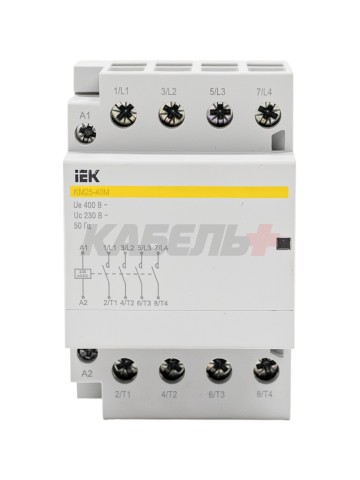 Контактор модульный КМ25-40М AC/DC IEK