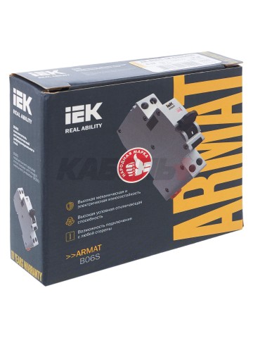 ARMAT Дифавтомат B06S 1P+NP C32 30мА тип AC (18мм) IEK