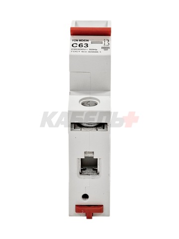 Автоматический выключатель YON max типа MD63N, 6кА, 1 полюс, хар-ка C, 63А DKC
