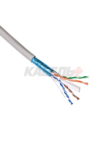 ITK Витая пара F/UTP кат.6 4х2х23AWG LSZH нг(А)-HF серый (305м) РФ/Т