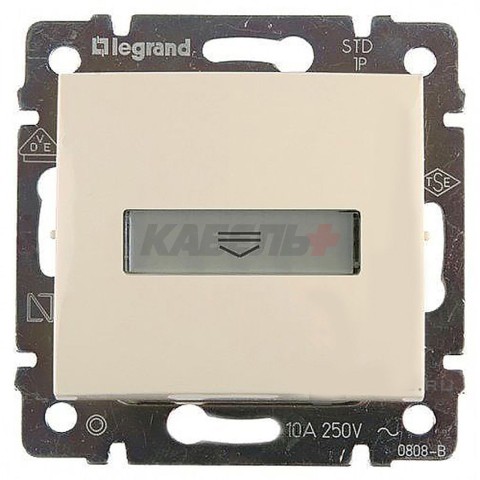 Valena - Выключатель с ключом-карточкой, сл.кость