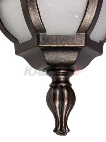 Светильник садово-парковый "Меридиан" 100 Вт, вниз, алюм., матовое/кофейный, Е27, TDM