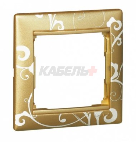 VALENA DIY Рамка 1-местная золото барокко