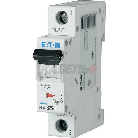 Авт. выключатель PL4-B20/1, 1P, 20A, хар-ка B, 4.5kA, 1M