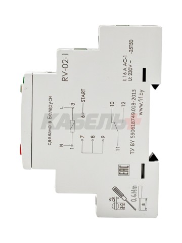Реле времени программируемое RV-02-1