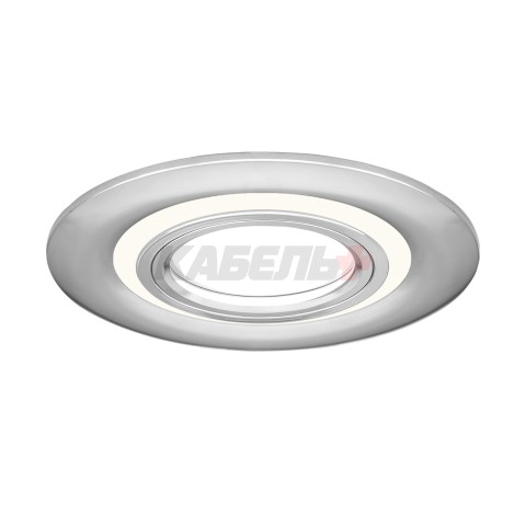 Светильник Gauss Backlight BL141 Кругл. Хром. Gu5.3, 3W, LED 3000K 1/40