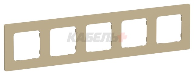 FLITE Рамка 5-местная РУ-5-К-ФлХ хаки IEK