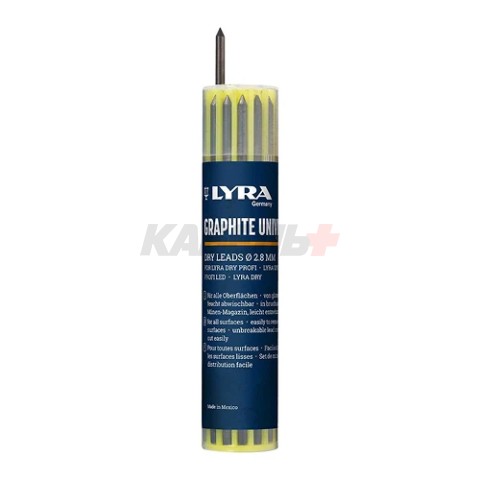 Lyra Сменные вставки для графитовых карандашей 2B GRAPHITE UNIVERSAL (12шт)