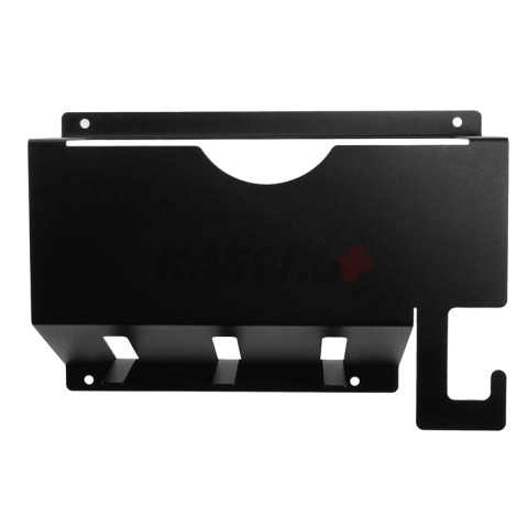 Держатель для угловых шлифмашинок до 230мм, настенный, с крючками, черный REXANT