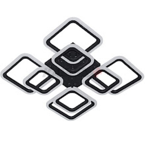 Светильник G3012/4+4B 152Вт черный