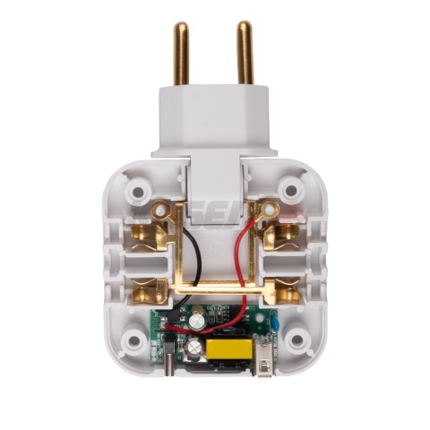Разветвитель ФАZА FAS-2AC-wh тройник, белый
