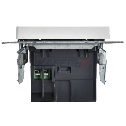 BRITE Розетка USB A+A 5В 3,1А РЮ10-1-БрАБ арктический белый IEK