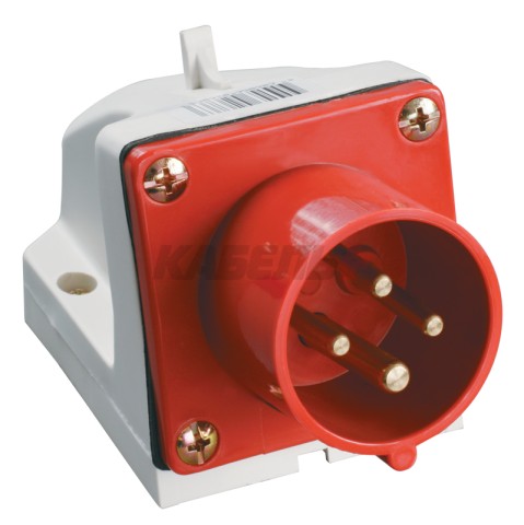 Вилка стационарная ССИ-514 3Р+РЕ 16А 380-415В IP44 IEK