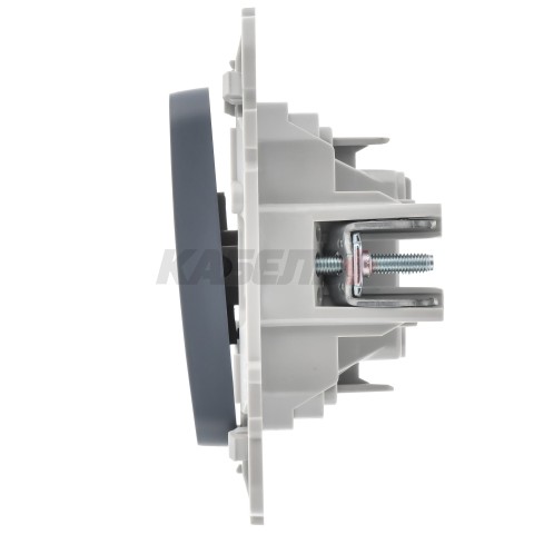 FLITE Выключатель 1-клавишный 10А ВС11-1-0-ФлМ маренго IEK