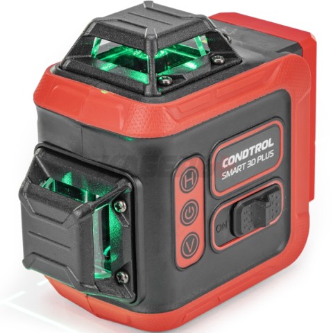 Нивелир лазерный Smart 3D Plus (Зеленый / 30/60 м / 2 луча / +- 0,3 мм/м / Кейс), CONDTROL