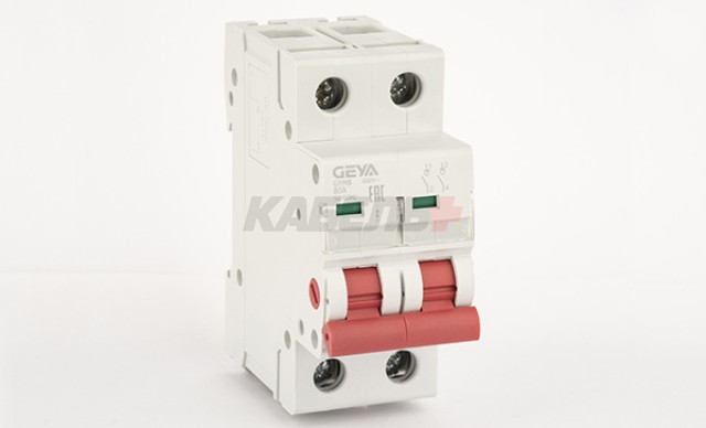 Выключатель нагрузки GYH8-2P-80, 2P, 80A, 12kA, 2M