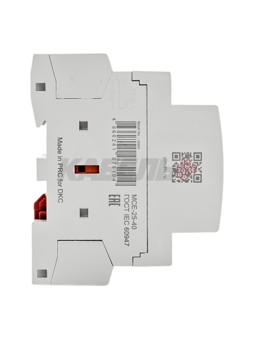 Контактор модульный YON max типа MCE, 4P, 25A, 240В, 4НО DKC